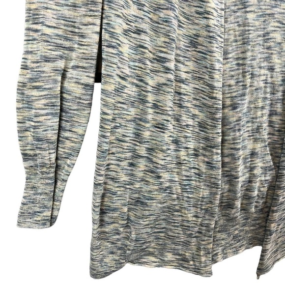 Wilfred Flaubert Linen Blend Cardigan Sweater Small Open Front Space Dye - Picture 6 of 8